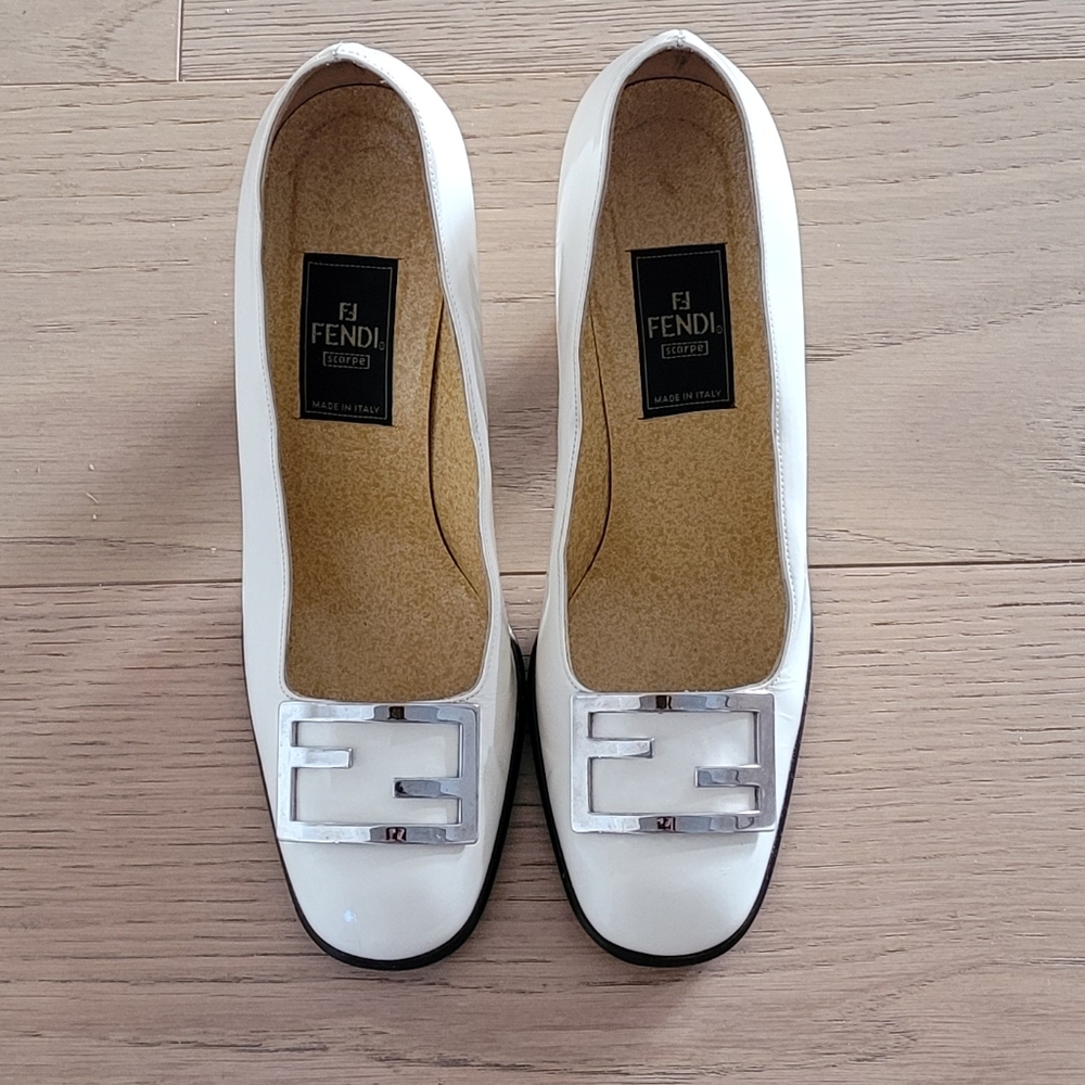 Vintage Fendi Zucca Pumps